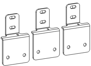 Nissan Frontier Side Step Mounting Brackets - Go Rhino - Dominator Xtreme - Textured Black - `05-`26 Nissan Frontier Side Step Mounting Brackets - Go Rhino - Dominator Xtreme - Textured Black - `05-`26